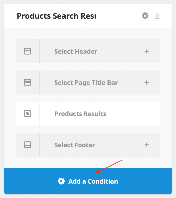 Adding conditions for site layout