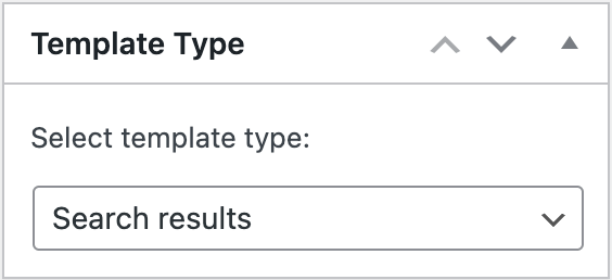 Template type option