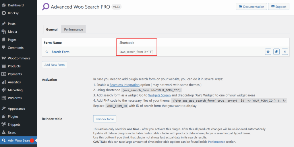 advanced woo search form shortcode - WooCommerce smart search
