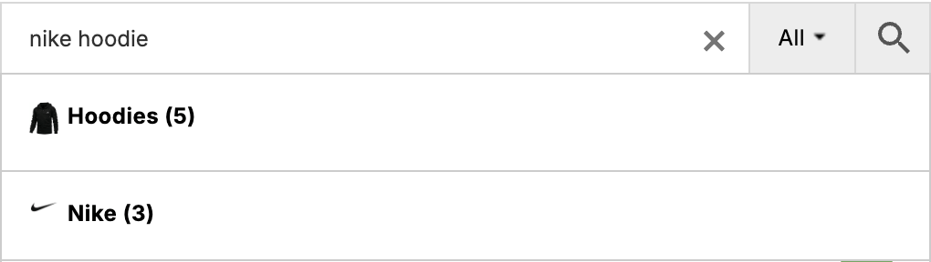 Search and display taxonomies