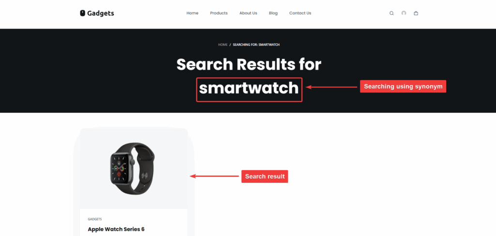 advanced woo search synonym search results - woocommerce search synonyms