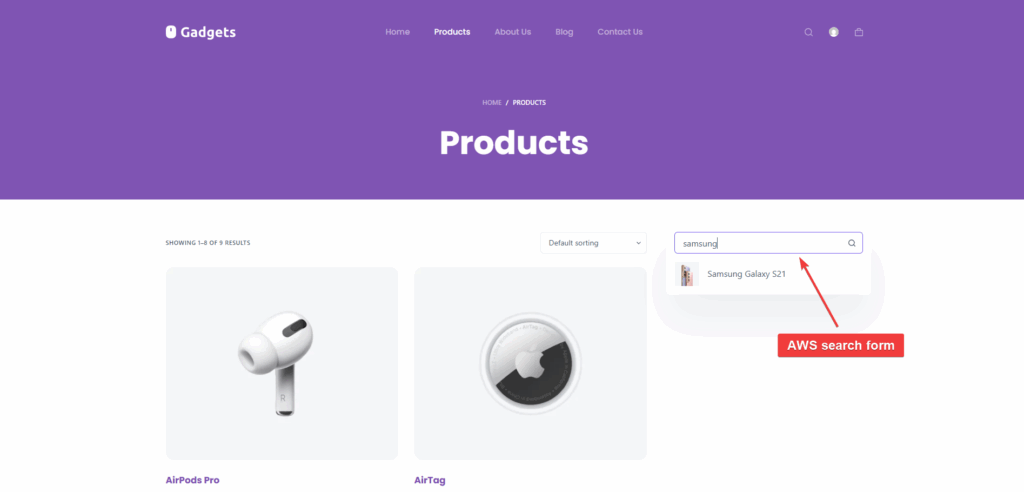 free advanced woo search form widget on frontend