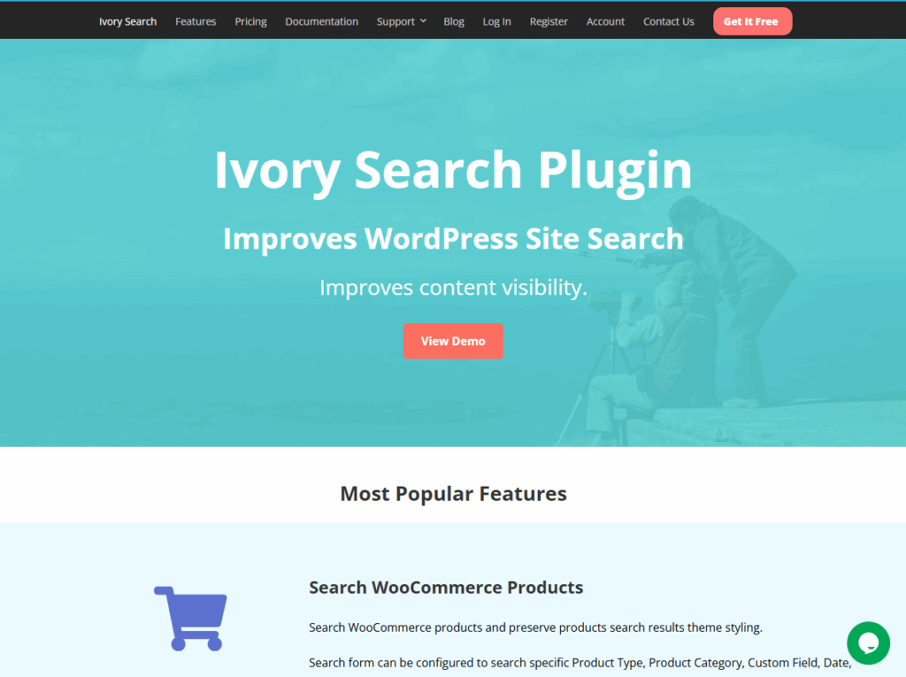 ivory search - woocommerce product search plugins